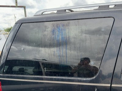 00-02 Ford Expedition Passenger Right Rear Quarter Glass Back Side Window Oem