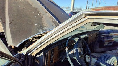 1984 Deville Sedan Lh Driver Left Drip Rail Molding Chrome Trim Above Doors Oem