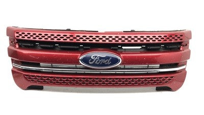 2011-2015 Ford Explorer Front Grille Assembly Oem Ruby Red Rr Bb5z8200ca