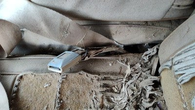 1981 Chevy Malibu Driver Left Front Seat Belt Buckle Receiver Oem Tan 4 Door