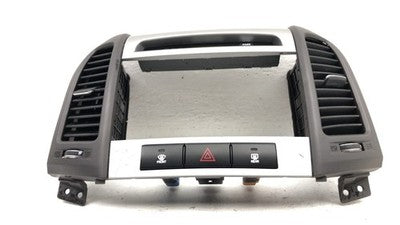 2010-2012 Hyundai Santa Fe Trim Bezel Around Radio Surround Dash Panel Gray Ras