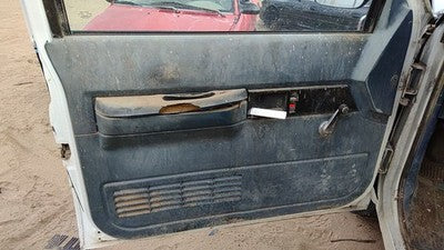 1991 Chevy Silverado 1500 Driver Left Front Door Trim Panel Manual Windows Blue