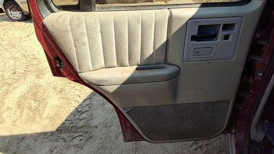 1993 S10 Blazer Driver Left Rear Inside Door Trim Panel With Switches Back Gray