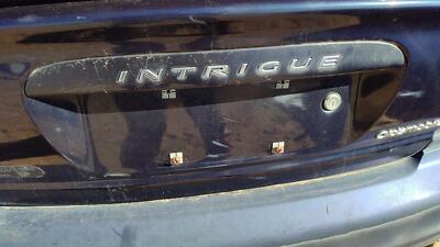 00 Oldsmobile Intrigue License Plate Trim Surround Panel Oem Tail Trunk Blue 28u