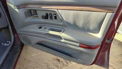 1996 Olds 88 Passenger Right Front Door Trim Panel With Switches Gray