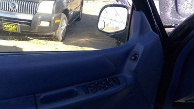 1995-1996 Ford Explorer Driver Left Front Inside Door Trim Panel Only Oem Blue