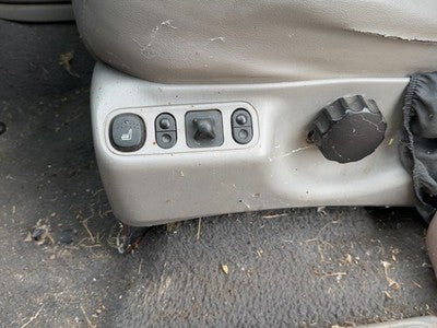 97-02 Expedition Driver Left Side Power Seat Switch With Trim Panel Oem Gray 12