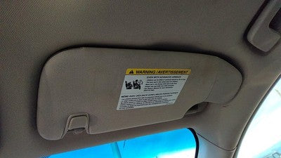 2010-2012 Ford Fusion Passenger Right Sun Visor Oem Ae5z5404104aa