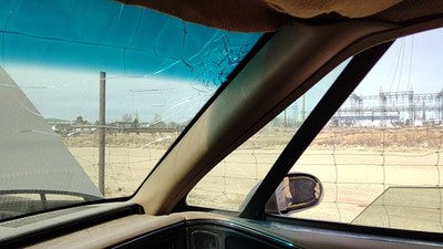 92 Buick Park Ave Ultra Passenger Right A Pillar Trim Windshield Post Panel Tan