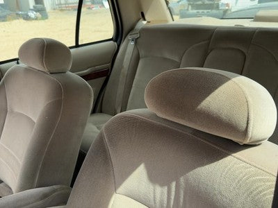 00-02 Grand Marquis Pair Of Front Headrests Oem Left Right Set Seat Tan Bh
