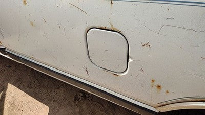 1984 Dodge Ram W250 Fuel Tank Door With Hinge Gas Lid Oem Filler White