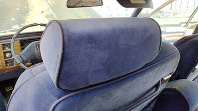 1984 Deville Sedan Lh Driver Left Head Rest Oem Cloth Blue