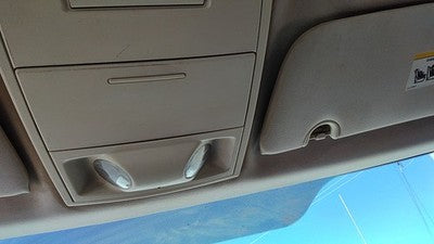08-10 Grand Caravan Center Overhead Console Dome Light Map Lamp Cubby Gray Ds