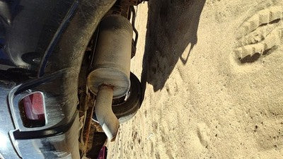 2002-2005 Chevy Trail Blazer Rear Muffler With Exhaust Tip Oem 12479984