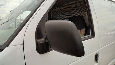 1992-2002 Ford Van E250 Driver Left Manual Side Mirror Door Mounted Oem