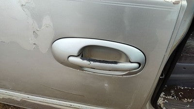 00 Chrysler Town & Country Passenger Right Rear Outside Door Handle Back Silver
