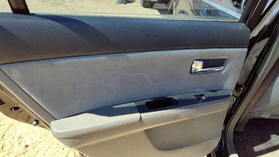 07-09 Nissan Sentra Driver Left Rear Door Trim Panel With Switches Back Black W