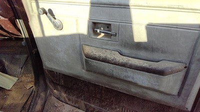1983 Gmc Sierra C3500 Passenger Right Front Door Trim Panel Red