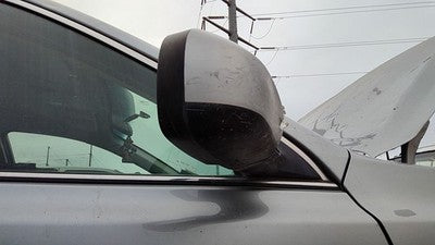 11-14 Legacy Outback Passenger Right Side Mirror Door Mounted Ssm Steel Silver