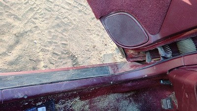 1995 Chevy Lumina Driver Left Lower Kick Trim Panel Oem Red