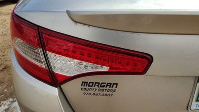 11-13 Kia Optima Sx Driver Left Tail Light Brake Lamp Oem Rear Inner Lid Mounted