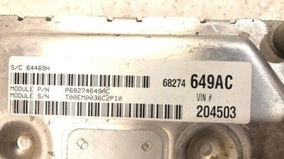 2016-2019 Dodge Journey Electronic Control Module Engine Computer Ecm Ecu Oem