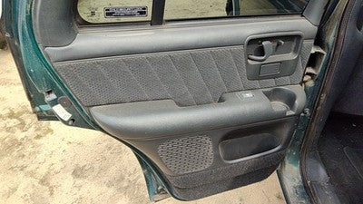 1995-1997 S10 Blazer Driver Left Rear Door Trim Panel With Switches Back Gray