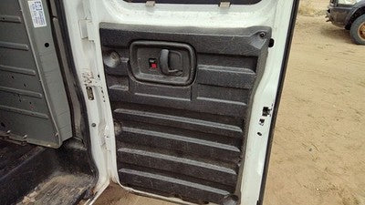 03-14 Express Van Passenger Right Rear Inside Door Trim Panel With Switches Back