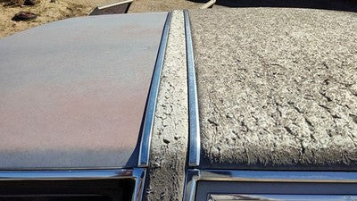 85 Mercury Grand Marquis Passenger Right Rear Chrome Trim Moulding Pair On Roof