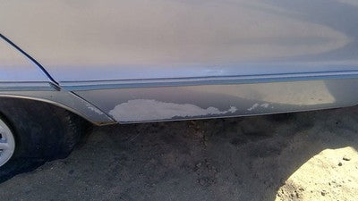 1991 Chevy Caprice Passenger Right Rear Moulding From Door Back Trim Strip Blue
