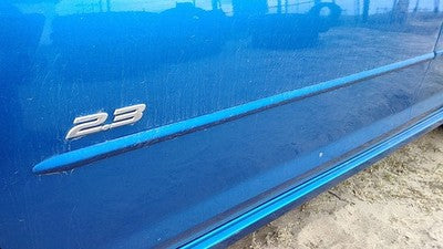 04-06 Mazda 3 Driver Left Front Moulding From Door Trim Strip 27B Winning Blue