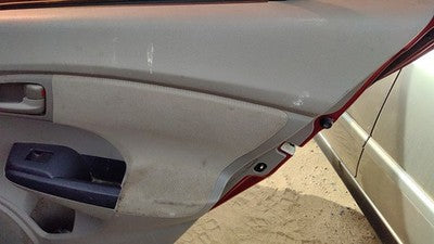 2010 Honda Insight Passenger Right Rear Door Trim Panel With Switches Back Tan