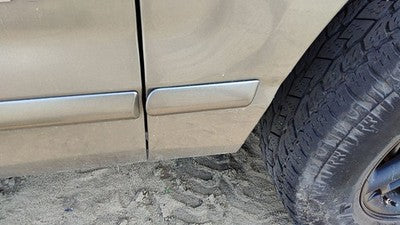02-05 Ford Explorer Passenger Right Moulding From Fender Oem Trim Strip Gold Tk