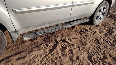 2009-2014 Honda Pilot Driver Left Lower Rocker Panel Moulding Side Skirt Oem