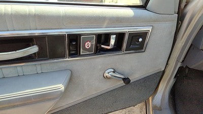 1990 Olds 88 Driver Left Front Door Trim Panel Gray