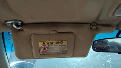 1997 Honda Accord Driver Left Sun Visor Oem Gray F