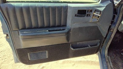 1994 Chevy S10 Blazer Driver Left Front Door Trim Panel With Master Switch Black