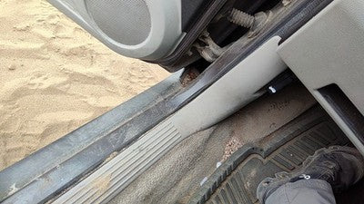 2007 Chevy Equinox Driver Left Lower Kick Trim Panel Oem Gray 142