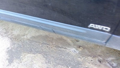 11-15 Kia Sorento Passenger Right Front Moulding From Door Trim Strip Gray H9