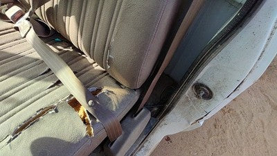1994 Chevy Silverado 1500 Driver Left Front Seat Belt Retractor Oem Shoulder Tan