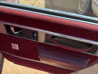 1988 Olds 88 Passenger Right Rear Door Trim Panel With Switches Back