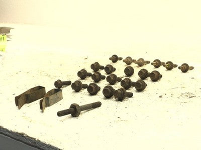90 F150 Mounting Bolt Set For Intake And Exhaust With Heat Shield Hardware 4.9L