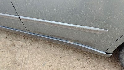 07-12 Nissan Altima Driver Left Rear Moulding From Door Back Trim Strip Gray W40