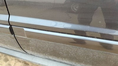 05-09 Equinox Driver Left Rear Moulding From Door Back Trim Granite Gray 44U