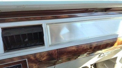 82-87 Grand Marquis Passenger Dash Trim Bezel With Heater Ac Vents Gray