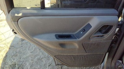 00-01 Grand Cherokee Driver Left Rear Door Trim Panel With Switches Back Gray