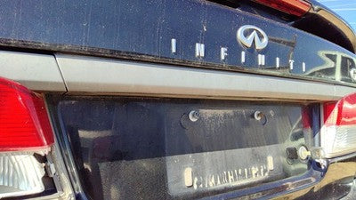 1999-2002 Infiniti G20 License Plate Trim Surround Panel Oem Tail Trunk Finish