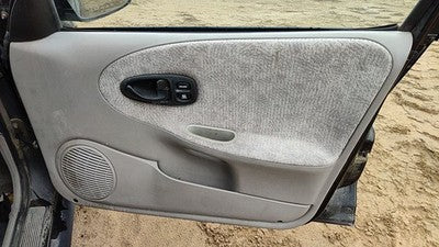 1999 Saturn Sl2 Passenger Right Front Door Trim Panel With Switches Gray