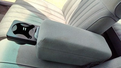 1990 Olds 88 Center Console Assembly Oem Arm Rest Fold Down Gray