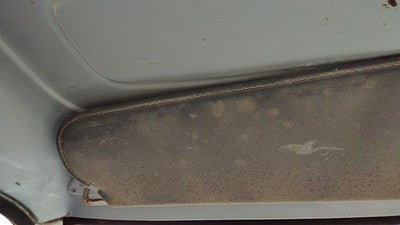 1986 Dodge Ram W250 Driver Left Sun Visor Oem Gray